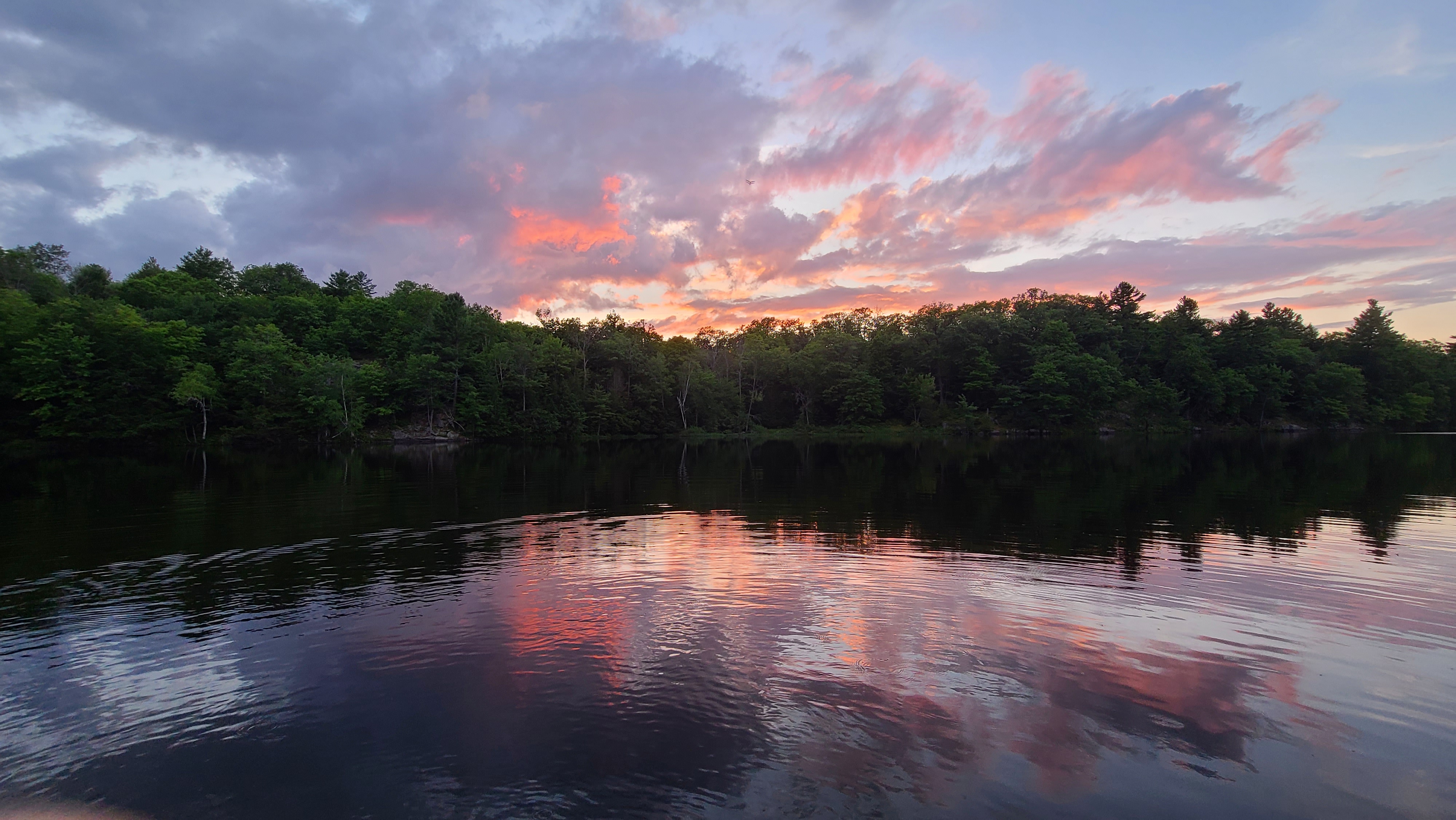 Sunset from Meisel House dock